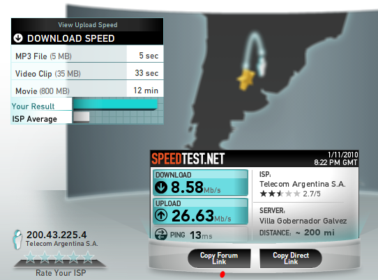 My internet speed today My internet speed today