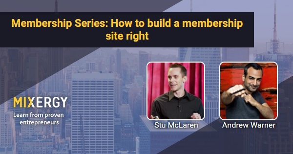 Membership Site Interview Series With Stu McLaren Part 1   Online