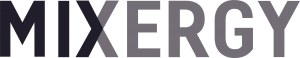 Secondary Mixergy logo dark blue on transparent background