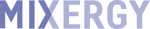 Secondary Mixergy logo light blue on transparent background
