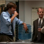 the chat in the office